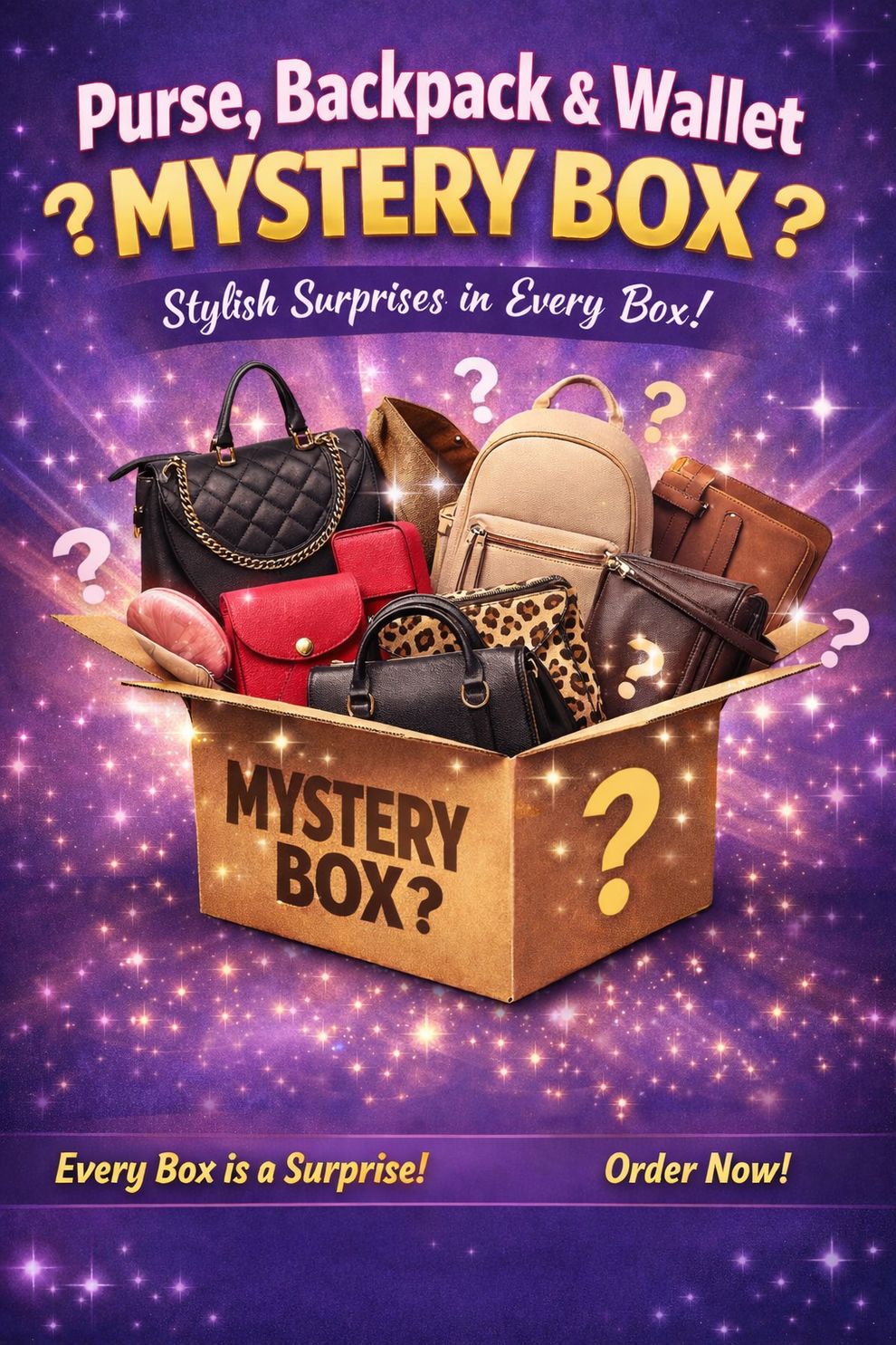 Purse, Backpack & Wallet Mystery Box